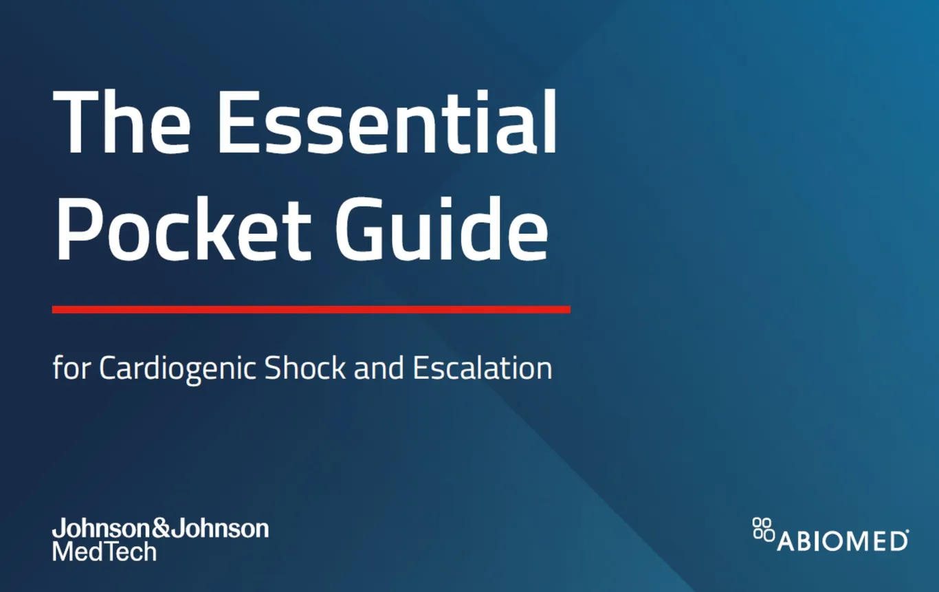 Pocket Guide Cardiogenic Shock and Therapy Escalation media custom image