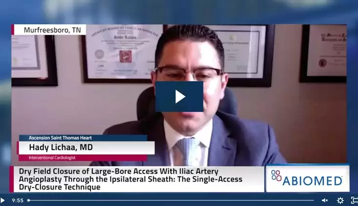 Innovative Single-Access Dry Field Closure Technique
